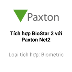 Dễ dàng tích hợp với Paxton Net2